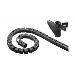 Gaine cache-fil spiralée 20 mm (noir) Gaine cache-fil spiralée 20 mm (noir)