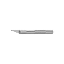 Cutter de précision en aluminium avec 2 lames de rechange