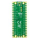 Vue arrière de la carte Raspberry Pi Pico Vue arrière de la carte Raspberry Pi Pico