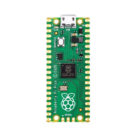 Vue avant de la carte Raspberry Pi Pico Vue avant de la carte Raspberry Pi Pico