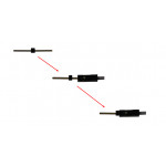 Jeu de 20 straps flexibles F/F (50 cm) transformables - 2