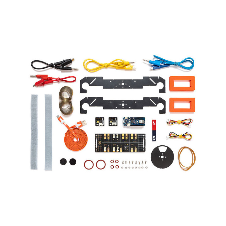 Détail du contenu du kit Arduino® Science Kit Physics Lab AKX00014