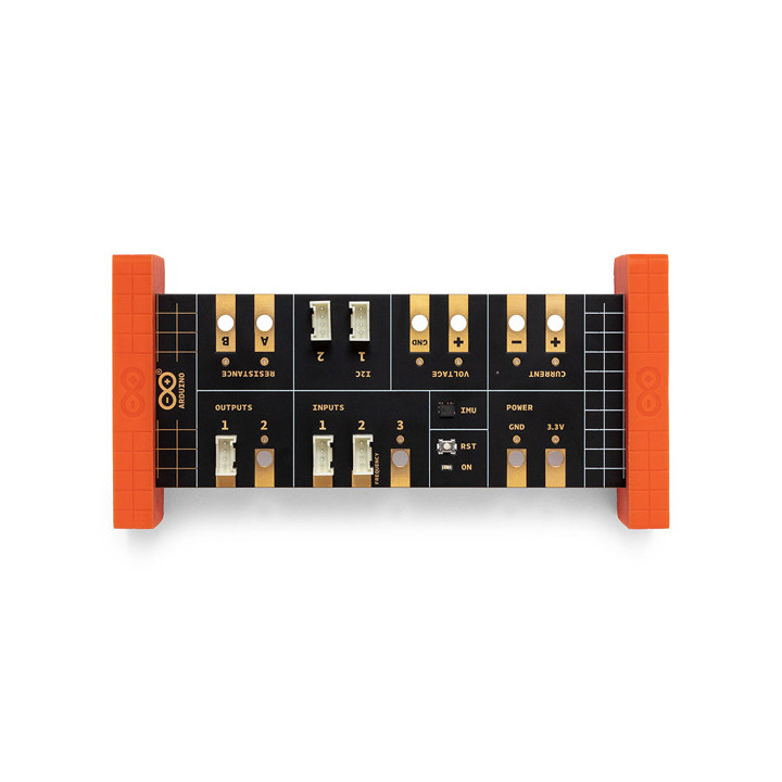 Détail de la platine Science Carrier du kit Arduino® Science Kit Physics Lab AKX00014