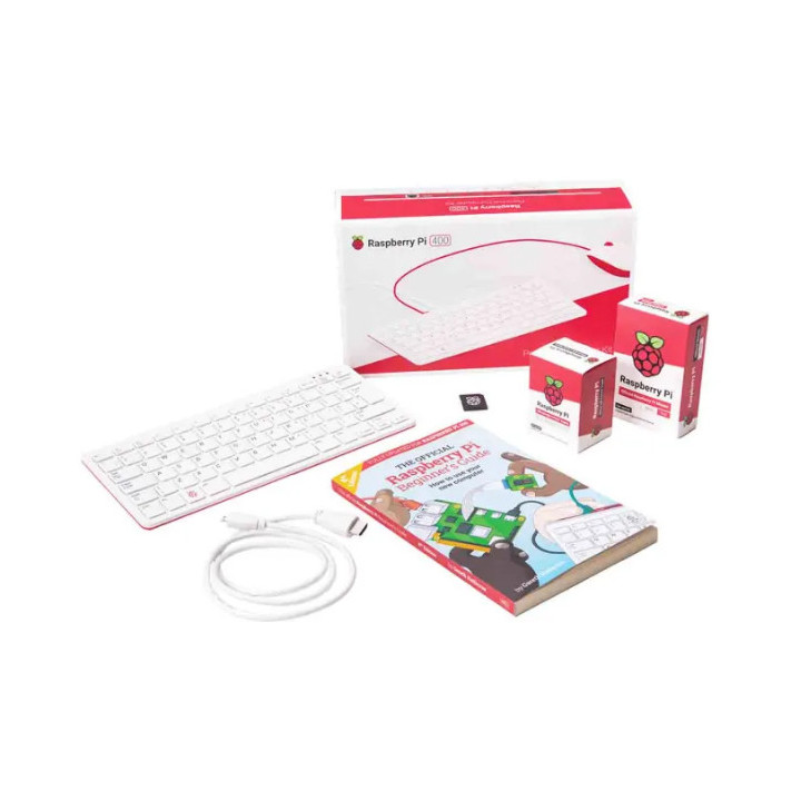 Contenu du kit ordinateur Raspberry Pi 400