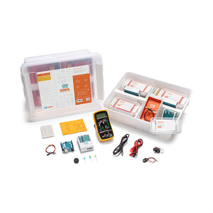 Détail du contenu du starter Kit Arduino® Education AKX00023