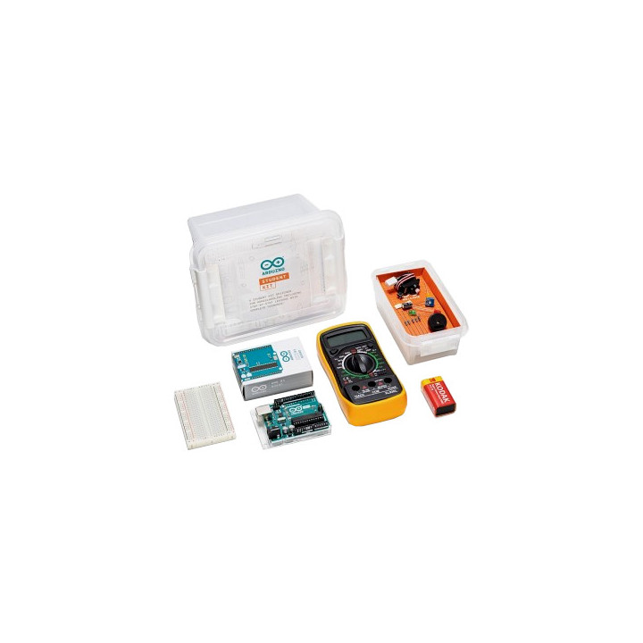 Détail du contenu du starter Kit Arduino® Etudiant AKX00025