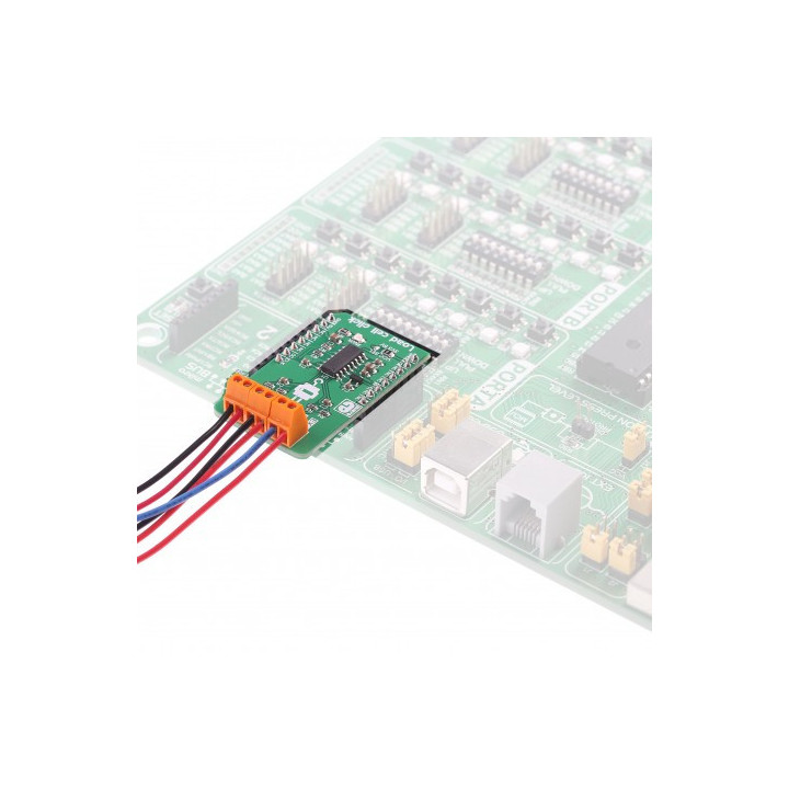 Exemple d'utilisation du module Load cell Click MIKROE-3168 pour capteur de charge