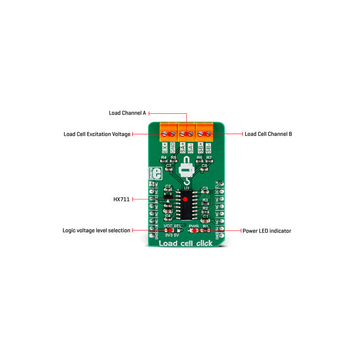 Load cell Click MIKROE-3168  - 2