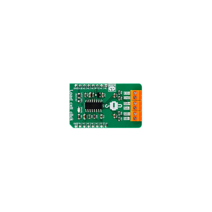 Module Load cell Click MIKROE-3168 pour capteur de charge