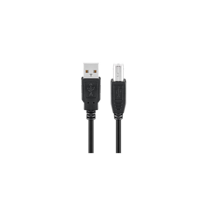 Cordon USB A mâle - USB B mâle (0,25 m)