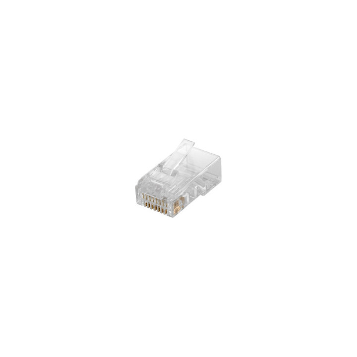 Connecteur RJ45 sans blindage à sertir sur câble rond UTP CAT 5e