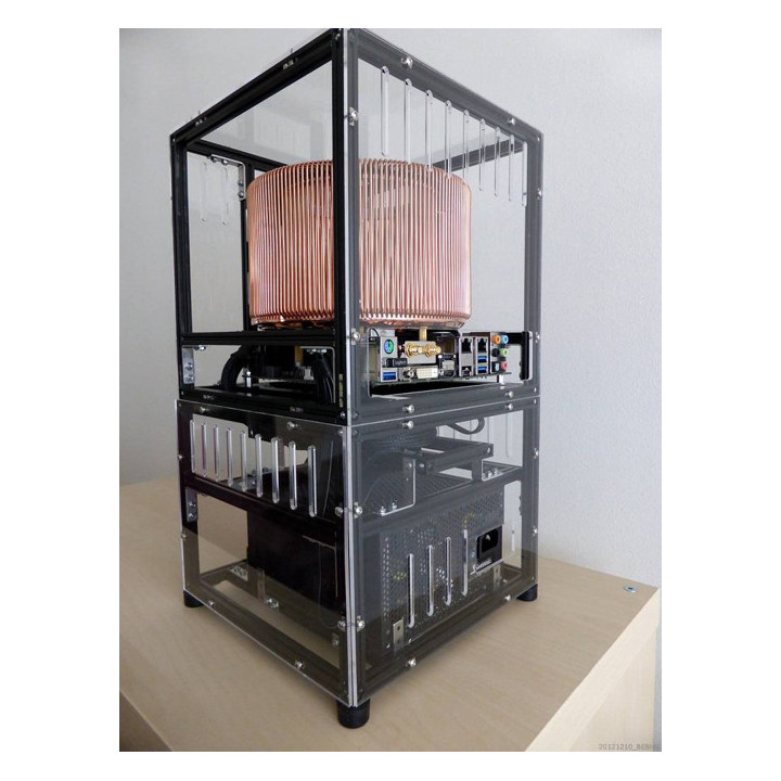 Exemple des plaques Lexan en polycarbonate transparentes MakerBeam 103958