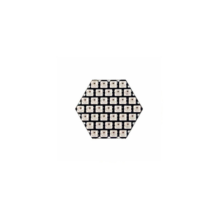 Matrice Hexagonale à Led RVB compatible Grove A045