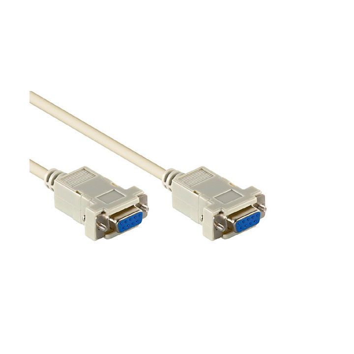 Cordon SUB-D 9 femelle - femelle Null Modem