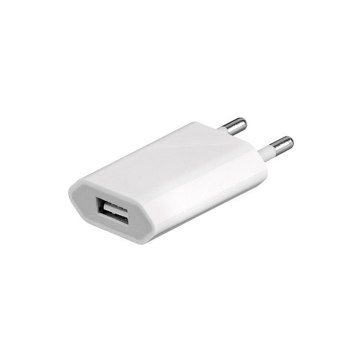 Chargeur USB 1 A (5W) blanc