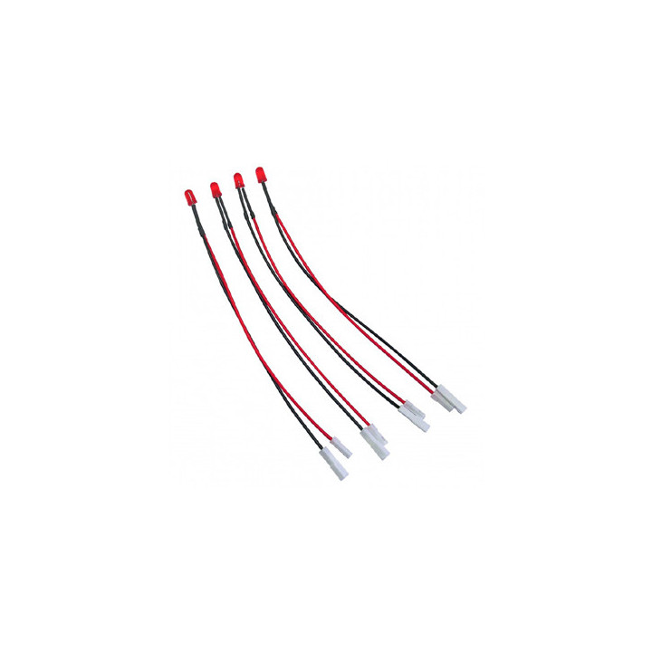 Led 5 mm avec fils et connecteurs