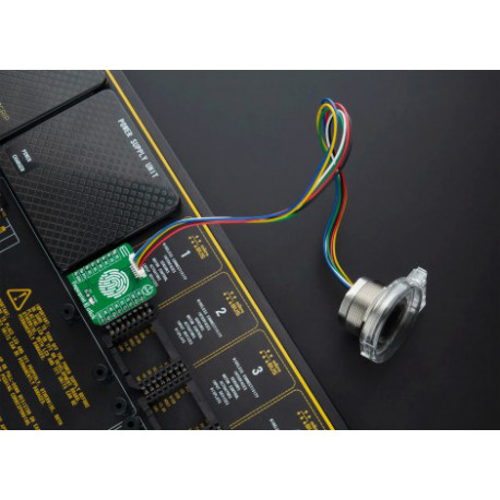 Exemple d'utilisation du capteur d'empreinte digital MIKROE-4347