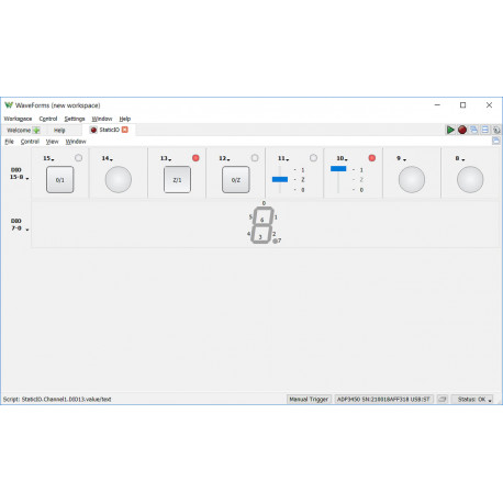 Exemple d'utilisation 9 de l'oscilloscope portable Analog Discovery Pro 300 - ADP3450 Exemple d'utilisation 9 de l'oscilloscope portable Analog Discovery Pro 300 - ADP3450