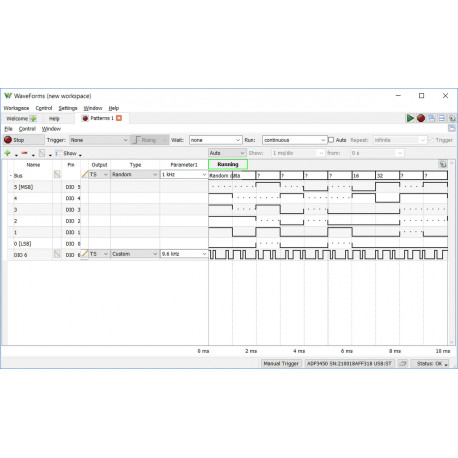 Exemple d'utilisation 10 de l'oscilloscope portable Analog Discovery Pro 300 - ADP3450 Exemple d'utilisation 10 de l'oscilloscope portable Analog Discovery Pro 300 - ADP3450