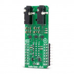 Vue de côté du module crossover audio Xover Click MIKROE-4104