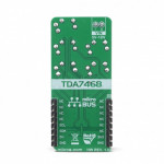 Vue arrière du module de traitement du son Click MIKROE-3344 Vue arrière du module de traitement du son Click MIKROE-3344