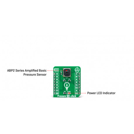 Détail du capteur de pression Pressure 4 Click MIKROE-4424 Détail du capteur de pression Pressure 4 Click MIKROE-4424