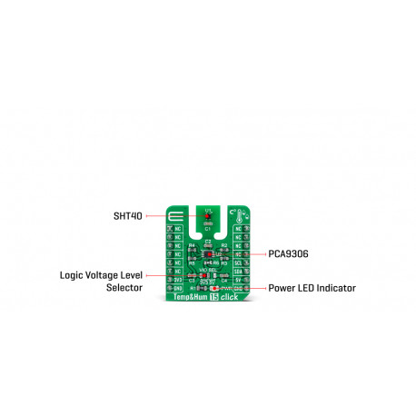 Détail du capteur température humidité Temp-Hum 15 click MIKROE-4496 Détail du capteur température humidité Temp-Hum 15 click MIKROE-4496