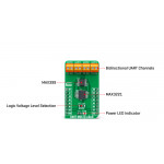 Vue détaillée du commutateur UART MUX 2 Click MIKROE-4494 Vue détaillée du commutateur UART MUX 2 Click MIKROE-4494