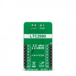 Vue arrière du module Moniteur Tension Courant Température VCT Monitor Click