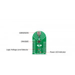 Vue détaillée du moteur vibreur Vibro Motor 3 click MIKROE-4356 Vue détaillée du moteur vibreur Vibro Motor 3 click MIKROE-4356