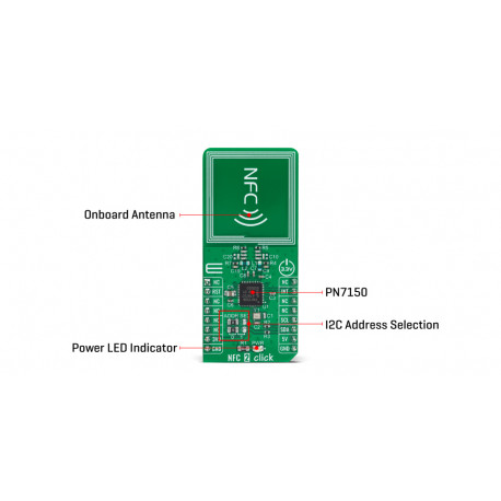 Détail du module Transceiver NFC 2 Click MIKROE-4309 Détail du module Transceiver NFC 2 Click MIKROE-4309