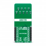 Vue arrière du commutateur analogique Analog MUXC 3 click MIKROE-4580