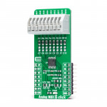 Vue de côté du commutateur analogique Analog MUXC 3 click MIKROE-4580