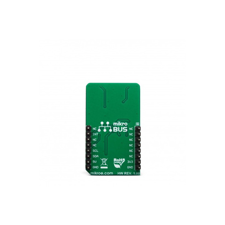 Vue arrière du capteur Presence Click MIKROE-3575