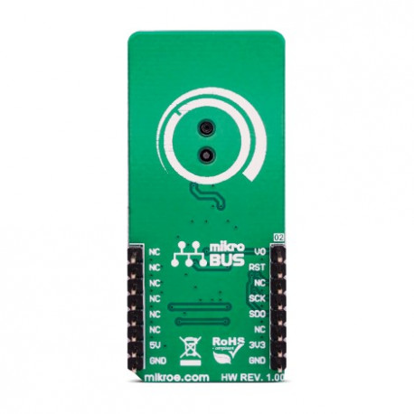 Vue arrière du potentiomètre de précision POT 3 click MIKROE-3691