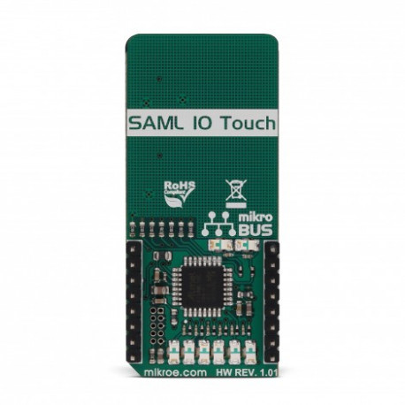 Vue arrière du contrôleur tactile SAML Touch Click MIKROE-3414