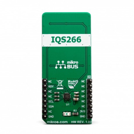 Vue arrière du capteur capacitif de gestes SwipeSwitch Click MIKROE-3202