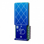 Vue de côté du capteur capacitif de gestes SwipeSwitch Click MIKROE-3202