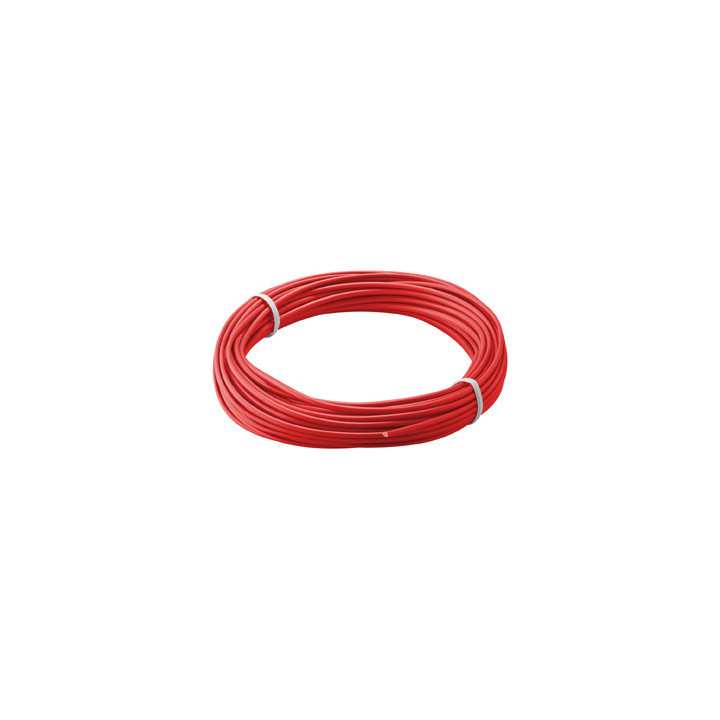 Bobine de 10m de fil de câblage multibrin rouge