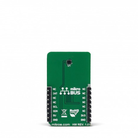 Vue arrière du capteur de température IR Sense 2 click MIKROE-2966 Vue arrière du capteur de température IR Sense 2 click MIKROE-2966