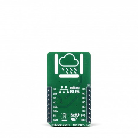 Vue de dessous du capteur de température Thermo 7 click MIKROE-2979 Vue de dessous du capteur de température Thermo 7 click MIKROE-2979