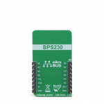 Vue arrière du capteur température humidité Temp-Hum 10 click Vue arrière du capteur température humidité Temp-Hum 10 click