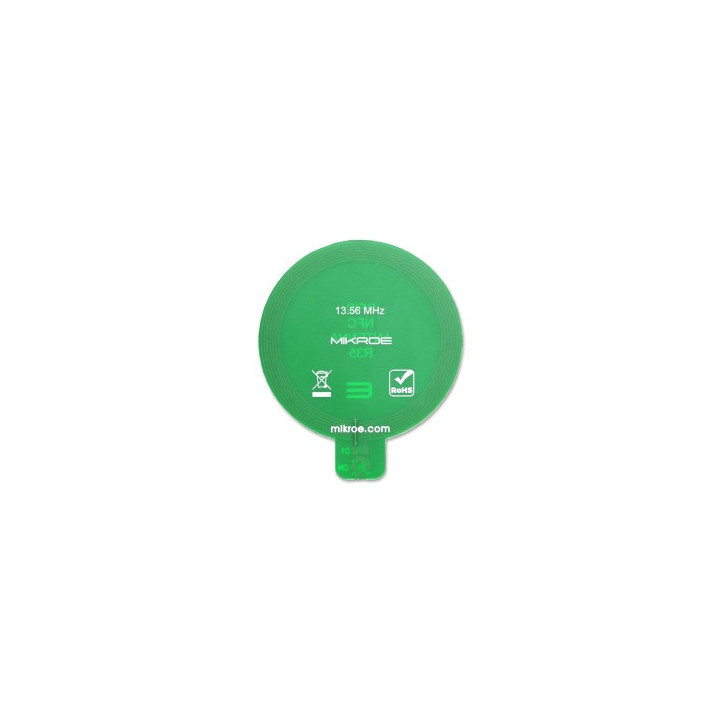 Vue arrière de l'ntenne circulaire NFC R35 MIKROE-4003