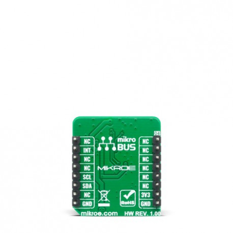 Vue arrière du capteur de proximité couleur lumière mix-sens Click MIKROE-4148
