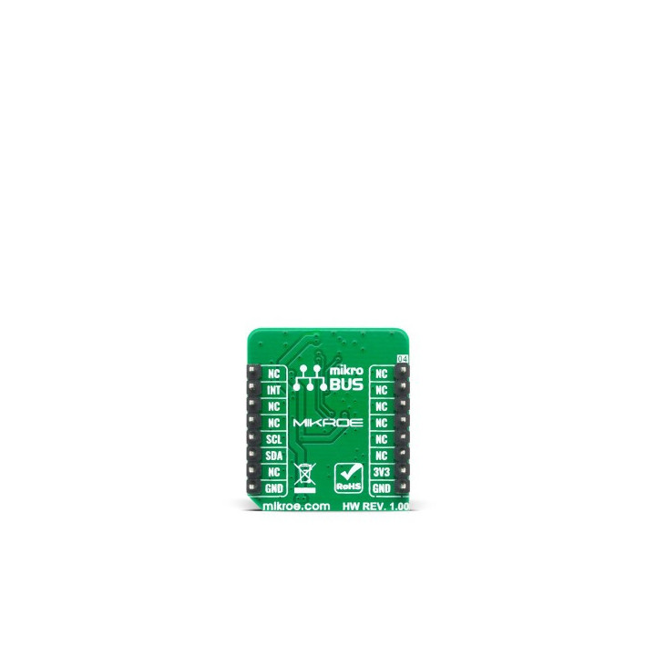 Vue arrière du capteur de proximité couleur lumière mix-sens Click MIKROE-4148