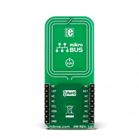 Vue arrière du module NFC Click MIKROE-2395 Vue arrière du module NFC Click MIKROE-2395
