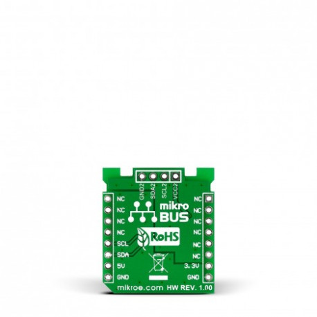 Vue arrière du module isolateur de bus I2C Isolator Click MIKROE-1878 Vue arrière du module isolateur de bus I2C Isolator Click MIKROE-1878