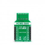 Vue arrière de la matrice à leds Dot Matrix R Click MIKROE-4169 Vue arrière de la matrice à leds Dot Matrix R Click MIKROE-4169