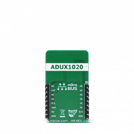 Vue arrière du capteur de proximité Proximity 6 click MIKROE-3048 Vue arrière du capteur de proximité Proximity 6 click MIKROE-3048
