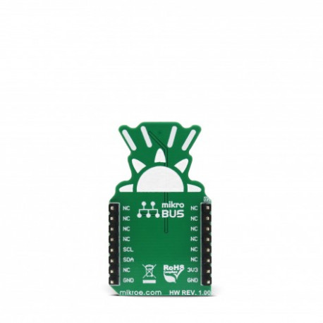 Vue arrière du détecteur ultraviolet UVC 4 Click MIKROE-2989 Vue arrière du détecteur ultraviolet UVC 4 Click MIKROE-2989